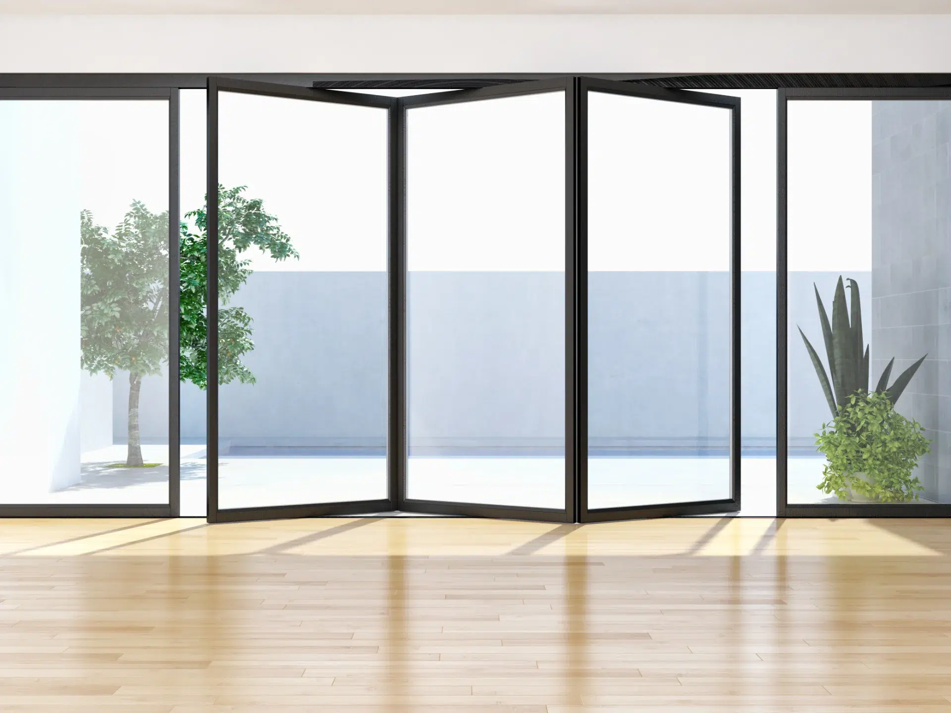 VLX 100 Bifold / Folding Door in Lighthouse Point, FL | Sightline Windows & Doors Lighthouse Point - detail 1
