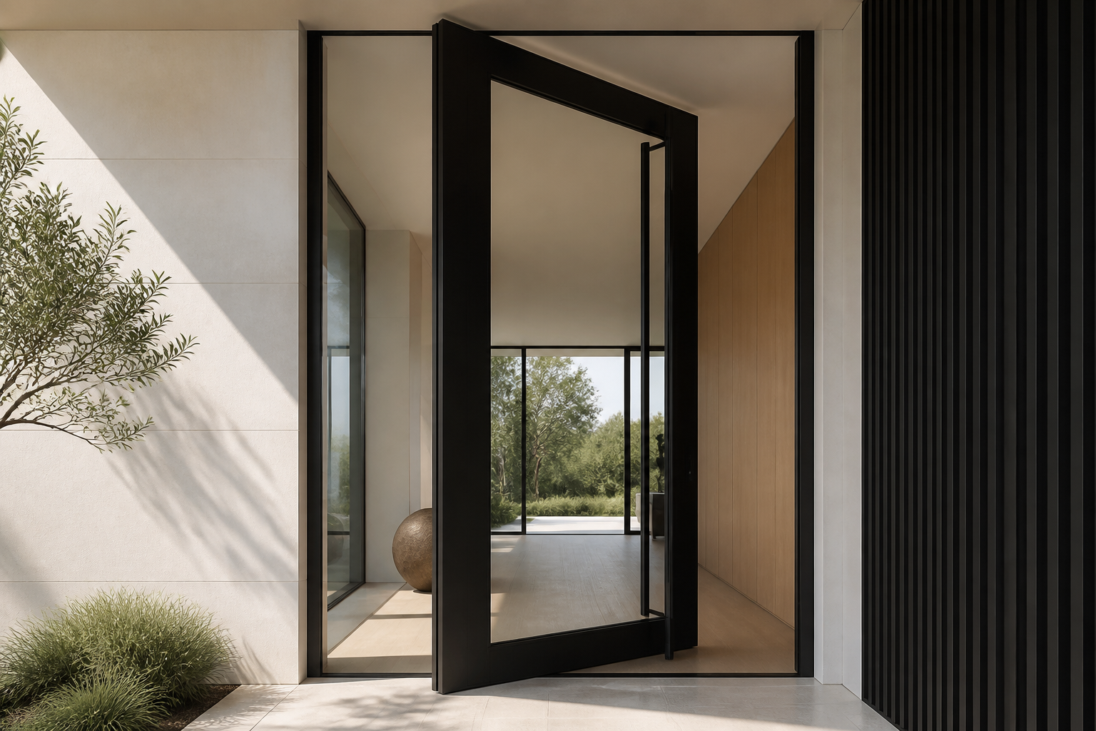 VLX 100 Pivot Door in Lighthouse Point, FL | Sightline Windows & Doors Lighthouse Point - detail 2